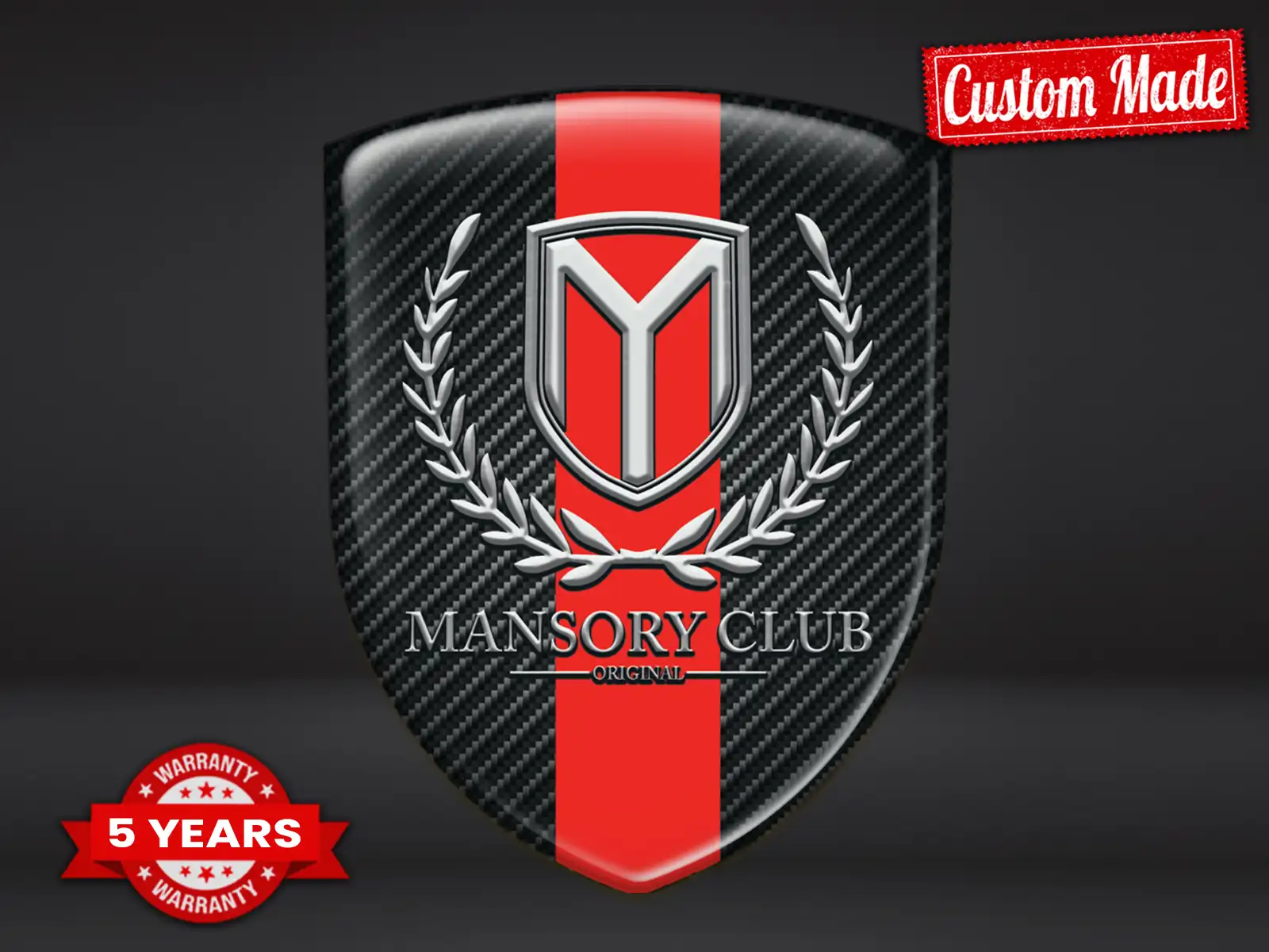Mansory Heckscheibensticker Universal Stilvoll Anpassbar